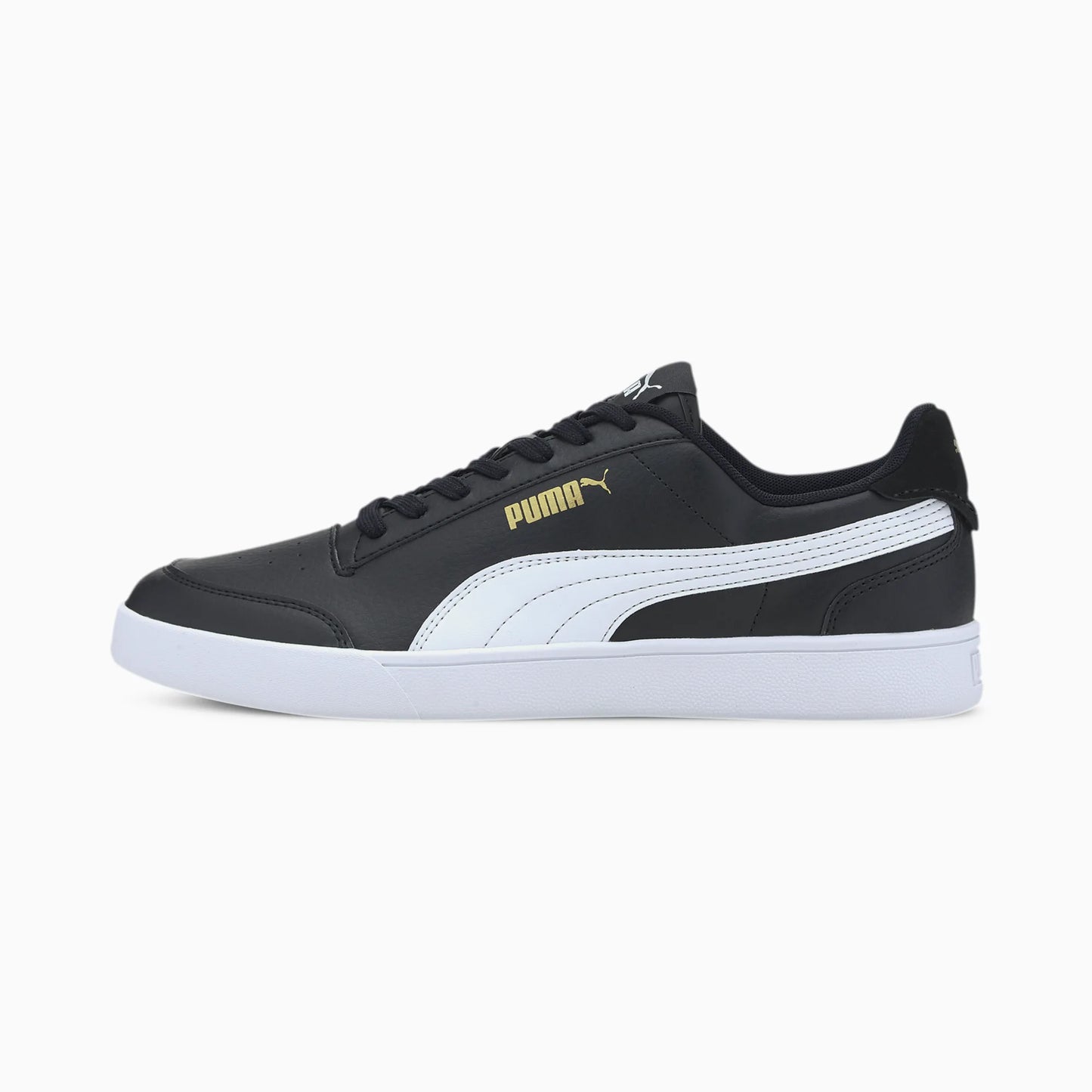 PUMA Smash V2 Leather Black/White