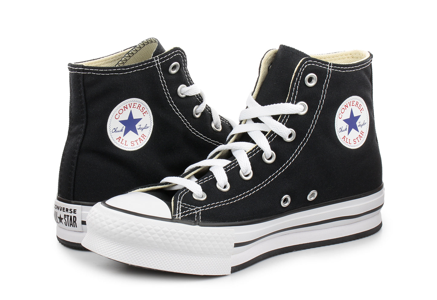 CONVERSE CHUCK TAYLOR ALL STAR EVA LIFT BLACK/WHITE