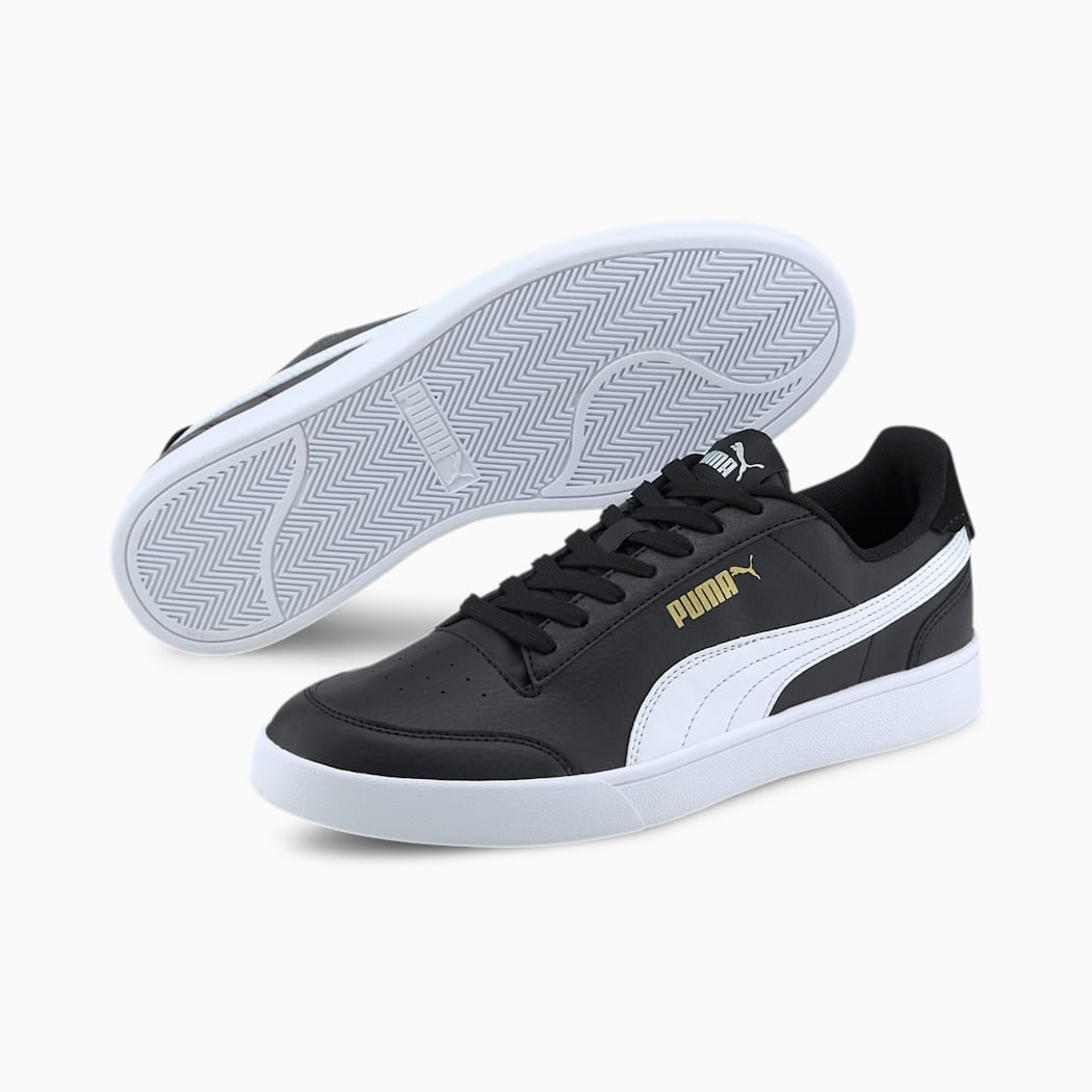 PUMA Smash V2 Leather Black/White