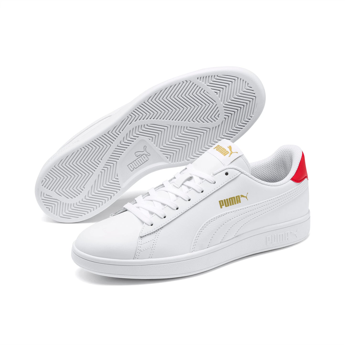 PUMA Smash v2 White/Red