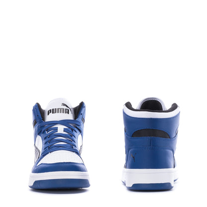 PUMA REBOUND LAYUP BLACK/WHITE/BLUE