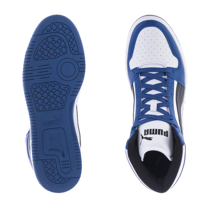 PUMA REBOUND LAYUP BLACK/WHITE/BLUE