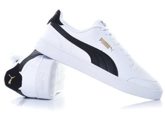 Puma Smash V2 WHT/BLK/GLD Jr
