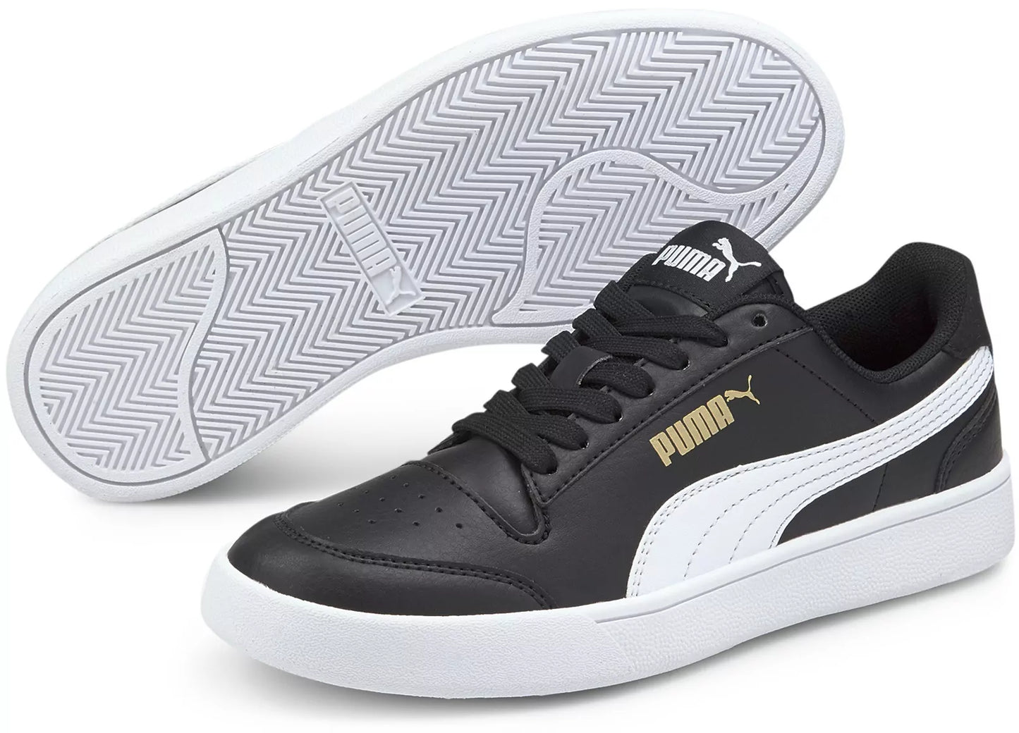 PUMA Shuffle Jr Black/White