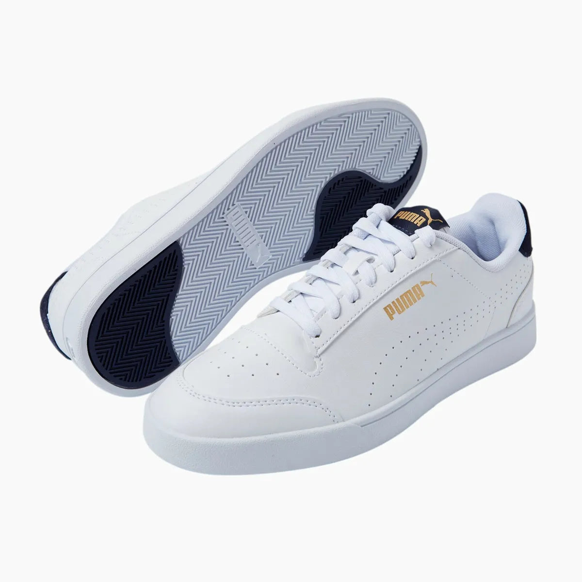 Puma Shuffle Perf Wht/Gold