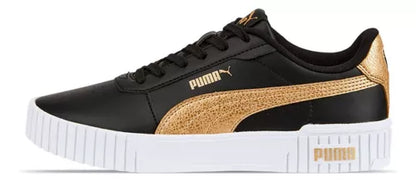 PUMA CARINA 2.0 Distressed Negro/Dorado