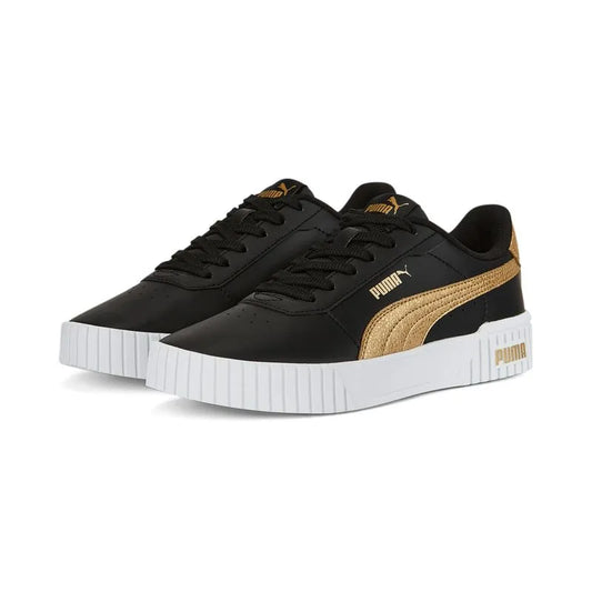 PUMA CARINA 2.0 Distressed Negro/Dorado