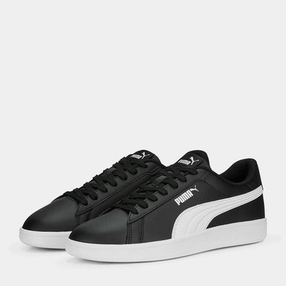 PUMA Smash Leather Negro/Blanco