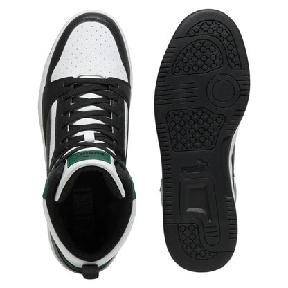 PUMA REBOUND BLACK/WHITE/GREEN