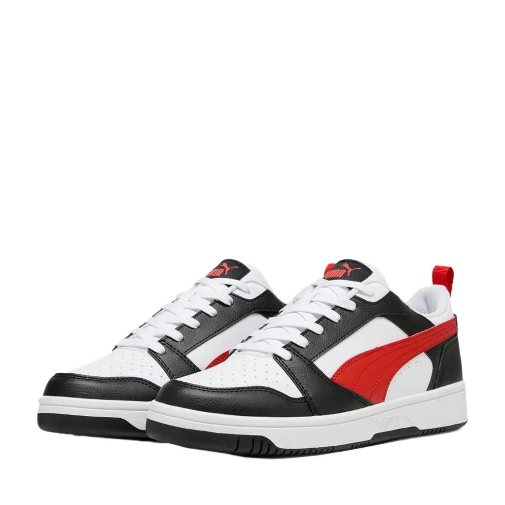 PUMA REBOUND V6 LOW BLACK/WHITE/RED