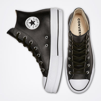 CONVERSE CHUCK TAYLOR ALL STAR EVA LIFT BLACK/WHITE LEATHER