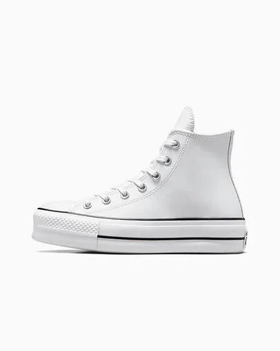 CONVERSE CHUCK TAYLOR ALL STAR EVA LIFT WHITE LEATHER