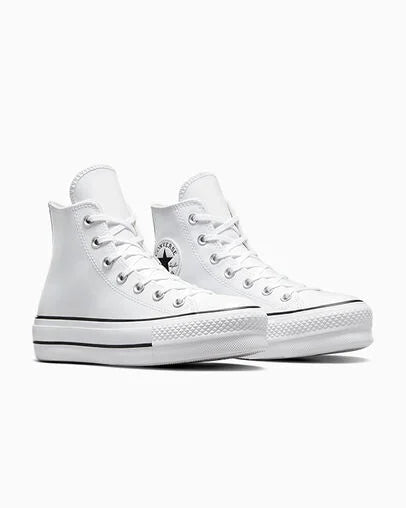 CONVERSE CHUCK TAYLOR ALL STAR EVA LIFT WHITE LEATHER