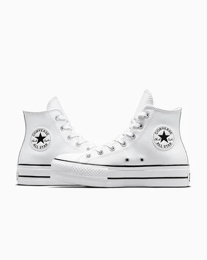 CONVERSE CHUCK TAYLOR ALL STAR EVA LIFT WHITE LEATHER