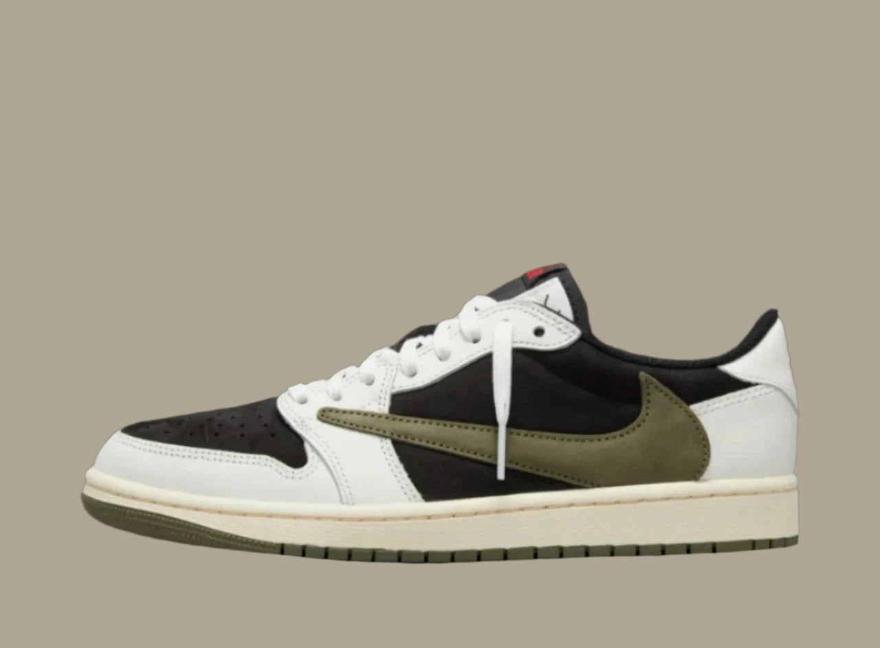 JORDAN 1 RETRO LOW TRAVIS SCOTT OLIVE